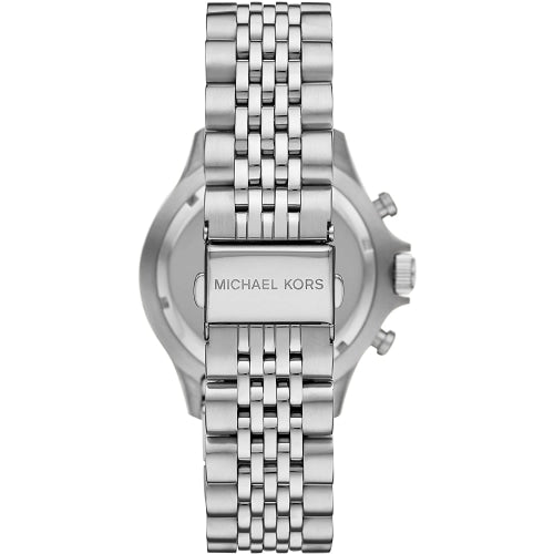 Michael Kors Men's Bayville Silver/Black Chronograph Watch - MK8725 - Image 2